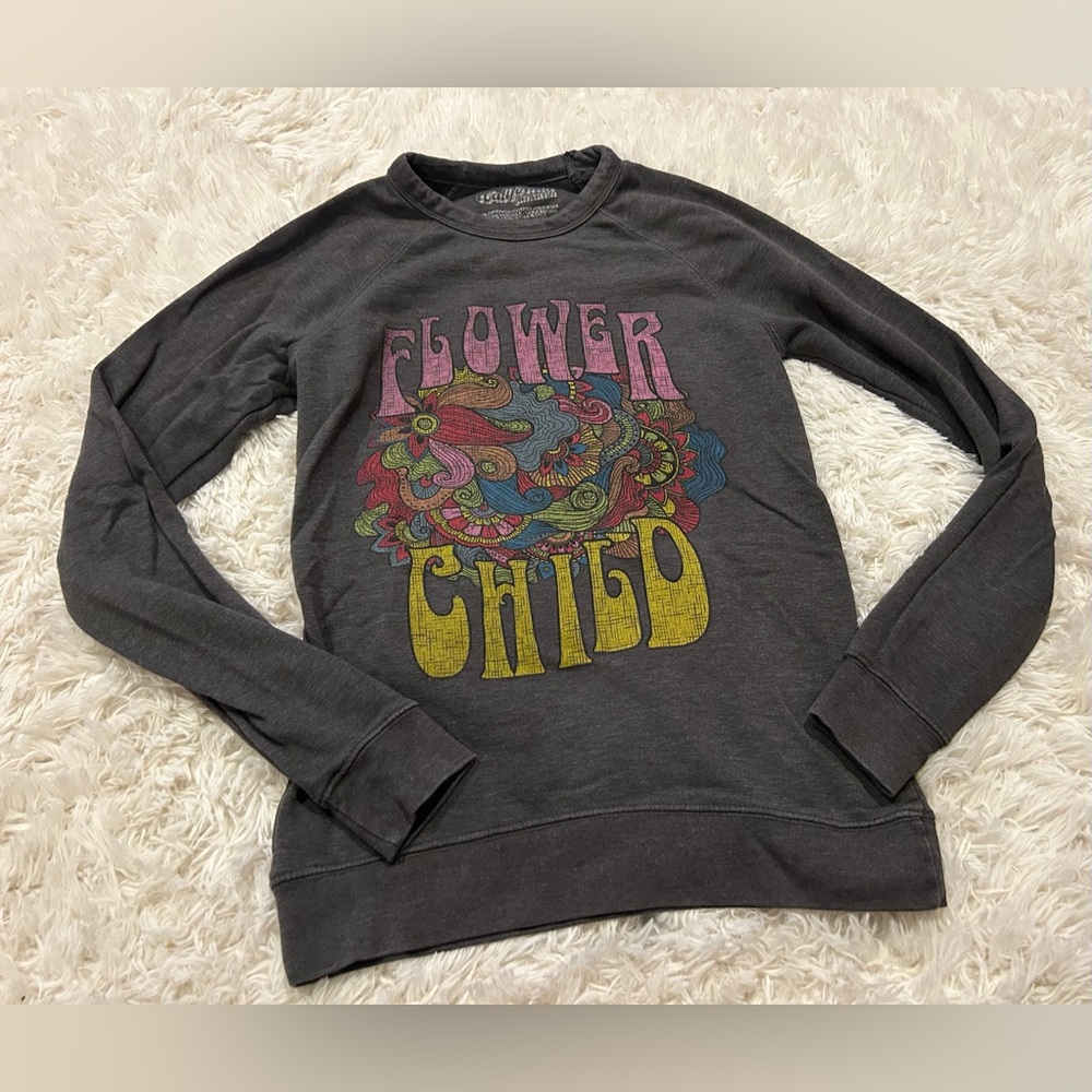 Women’s small flower child sweatshirt